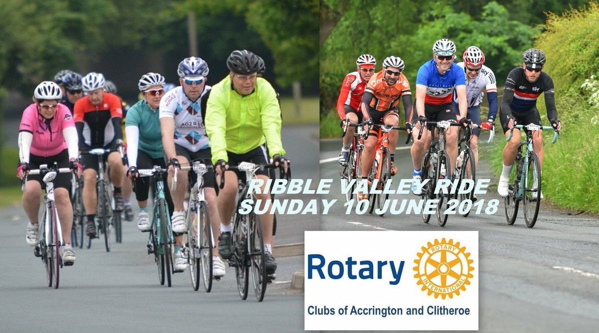 One of the North West's top Cycle Sportives, we're back again on SUNDAY 10 JUNE 2018. Please visit our site at ribblevalleyride.org and enter for a great day out!