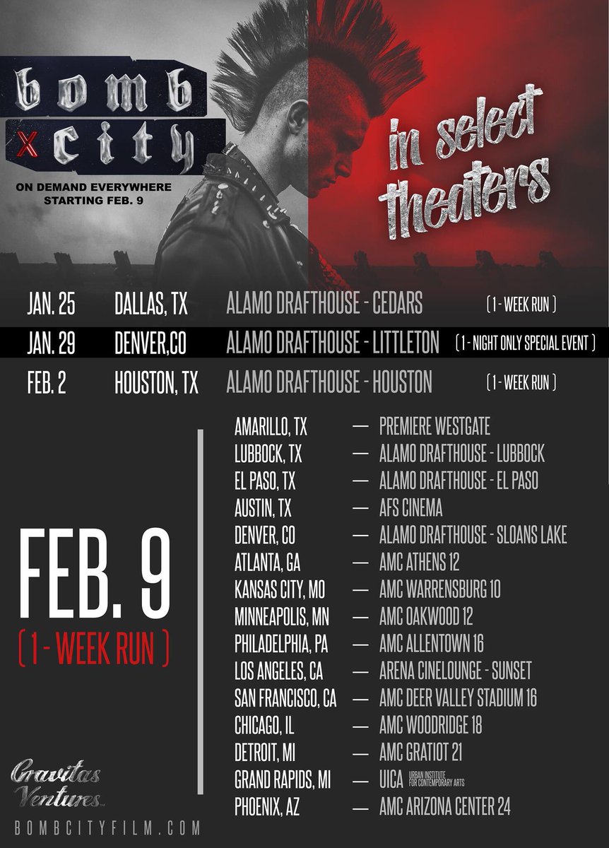 pjetswendy's tweet photo. @BombCityFilm based on the true story of Brian Deneke releases February 9th in limited theatres. #punkangel #indiefilm https://t.co/XMP7uRrYAk