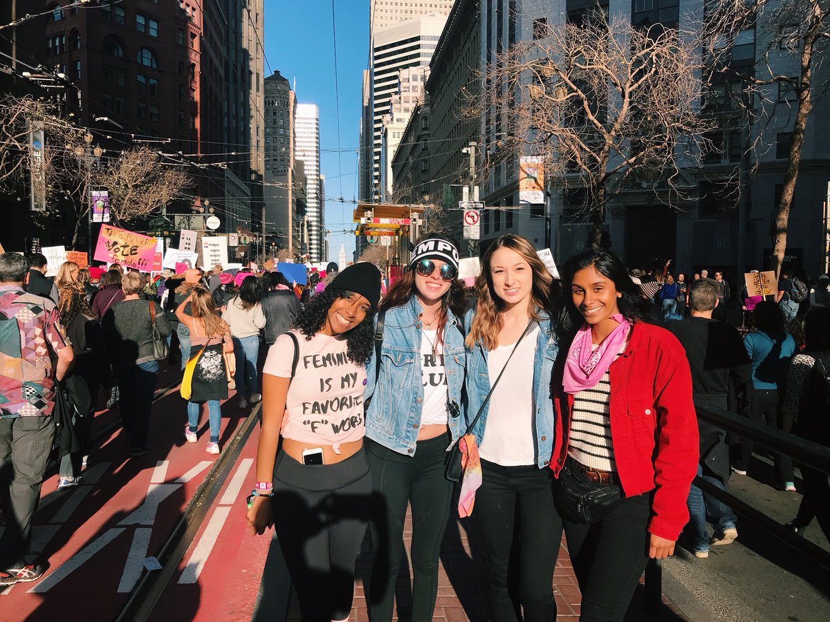 AOII_SJSU's tweet image. Empowered women, empower women. 💖💕💗 #WomansMarch2018 #alphafemales