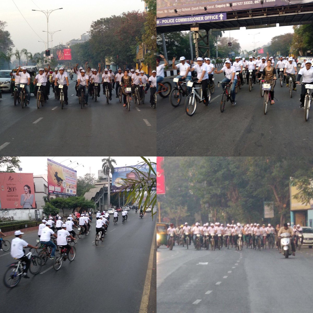BPCLRETAILSURAT's tweet photo. Cyclists at #SakshamCyclothon at Surat today @BPCLRetail @SaibalMukherji @NitinSelukar1 https://t.co/iVpgck95uH