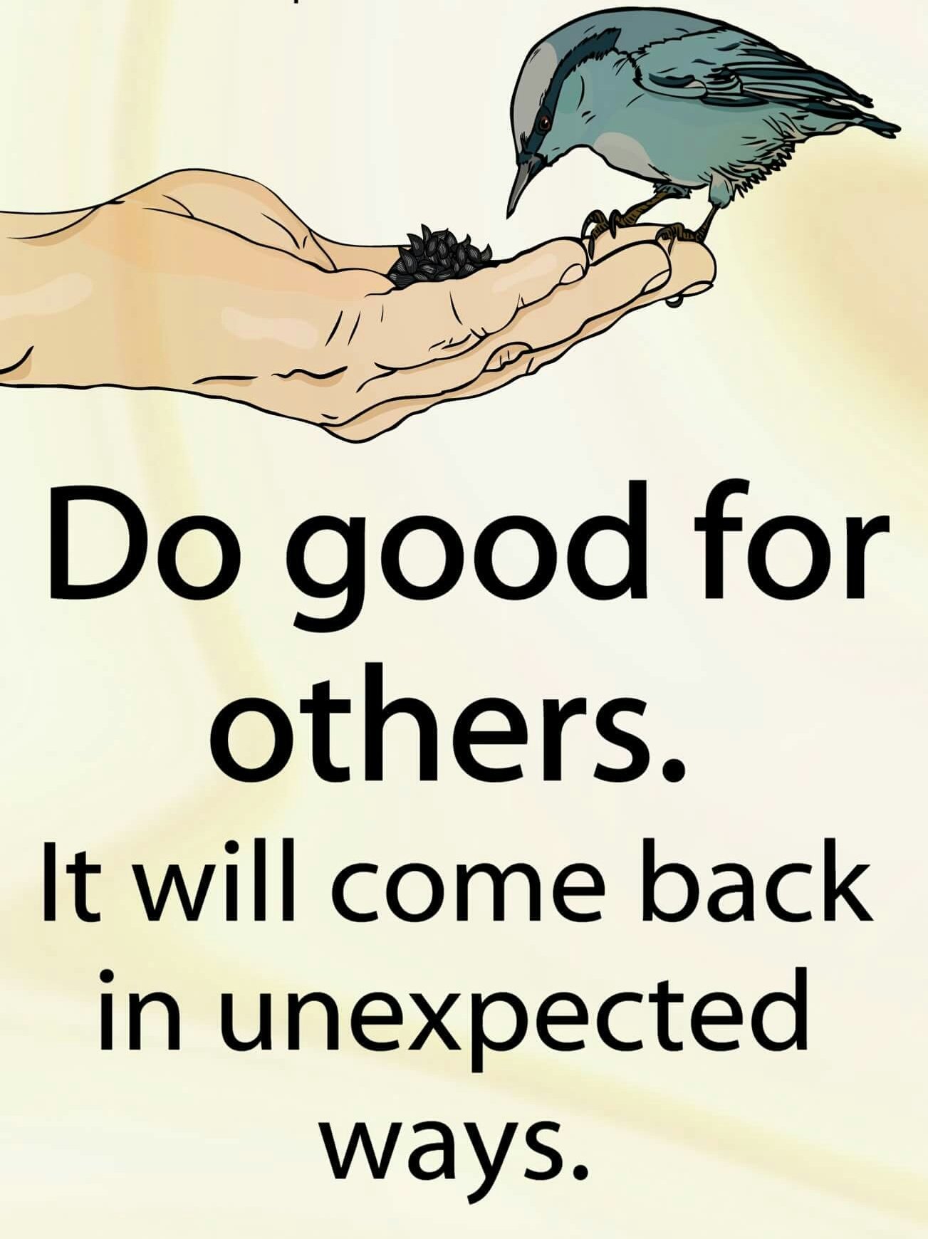 Inspirational Quotes on Twitter: "Do good for others. It will come back