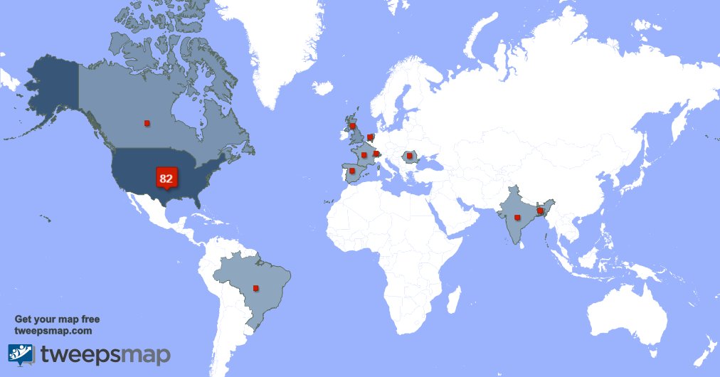 VampireLiLi20's tweet photo. My followers live in USA (81%), UK.(3%)... Get your free map: https://t.co/l3GWz640vN https://t.co/UGZJiOH6cA