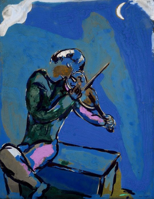 Le Violoniste Bleu by Marc Chagall, 1929