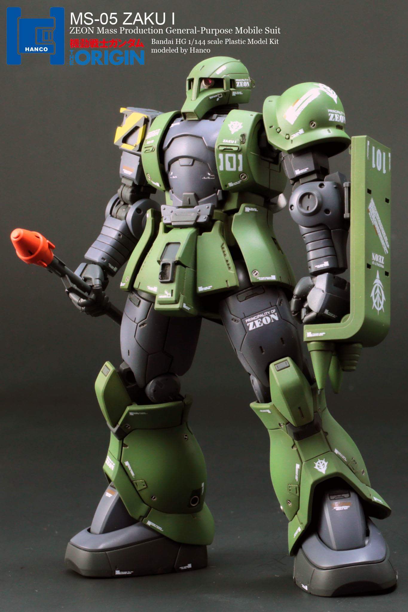 Hanco Finish Hg Origin Zaku I Zaku Zakui ザク ザクi Ms05b T Co Gafkomlfgv Twitter