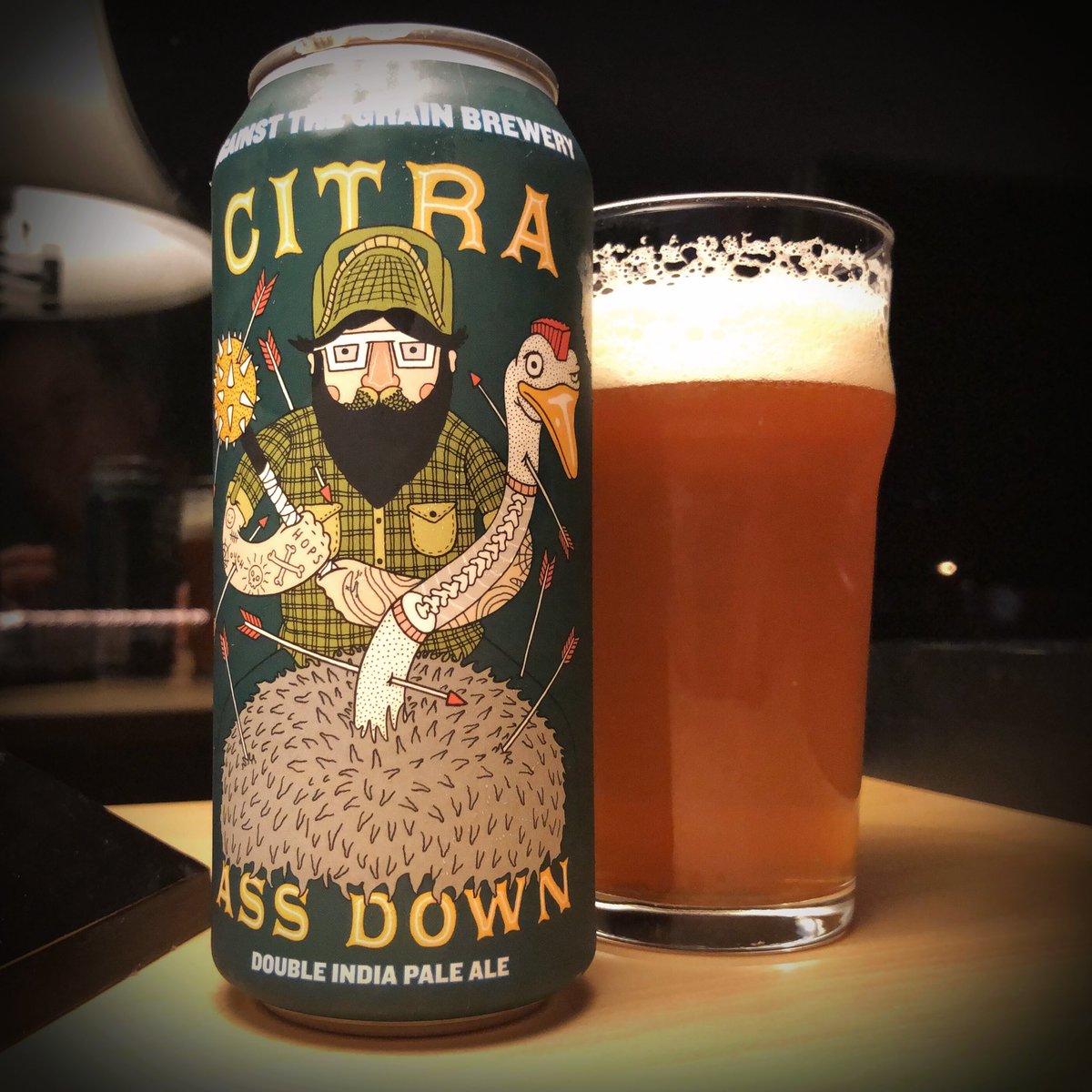 notobigbeer's tweet photo. It would be worth a trip to #Louisville to get some of this #AssDown #IIPA on tap. @AtGBrewery nailed this beer. #Cheers #KentuckyBeer #AgainstTheGrainBrewery #CraftBeer #CraftBeerPorn #DrinkCraft #CheersToTheBeers #BeersOfTwitter #NoToBigBeer https://t.co/8MRzHqQP7x