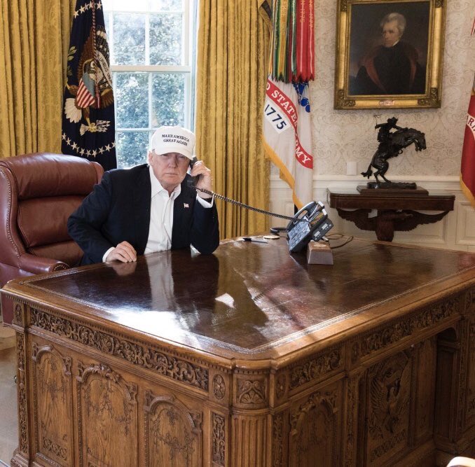 AndreaLPappa's tweet photo. I wish I could give credit to the genius that did this 😂 @biglcraig62 @DMNCBIRD @JanineDupras @tammy313 @StephMillerShow @frangeladuo #ImOnThePhone #StableGenius #TrumpShutdown https://t.co/tQf89JKMJr