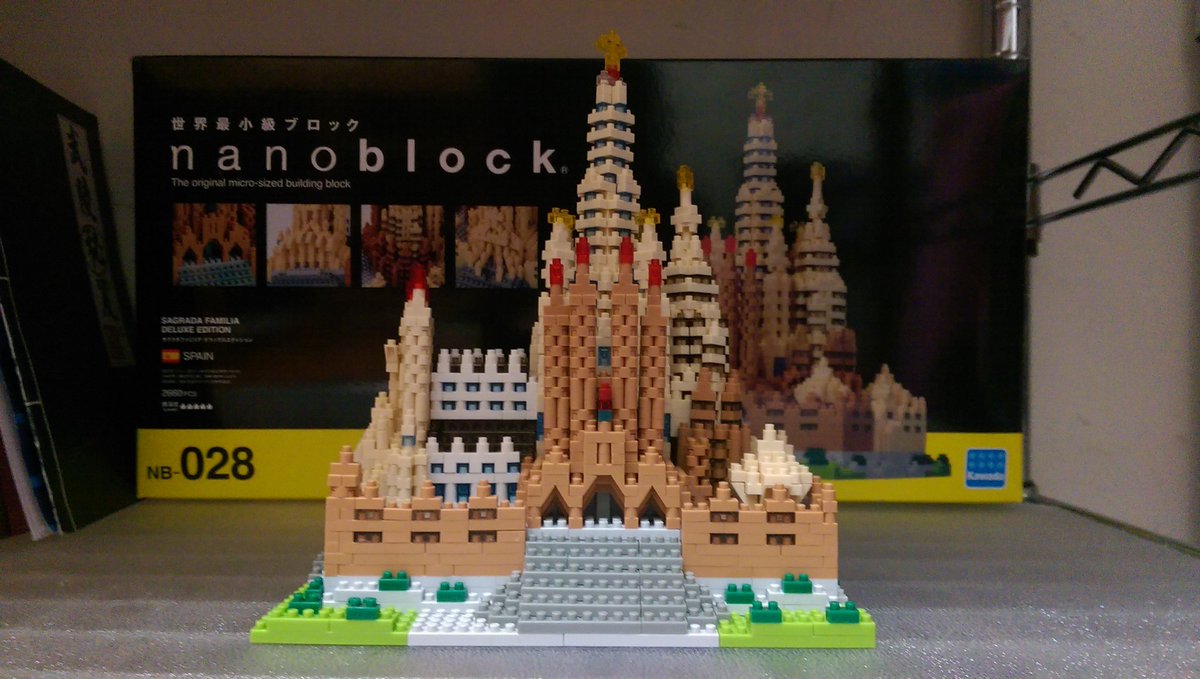 Sagrada Familia in nanoblock
Finished on ((2018.1.19))
#nanoblock
