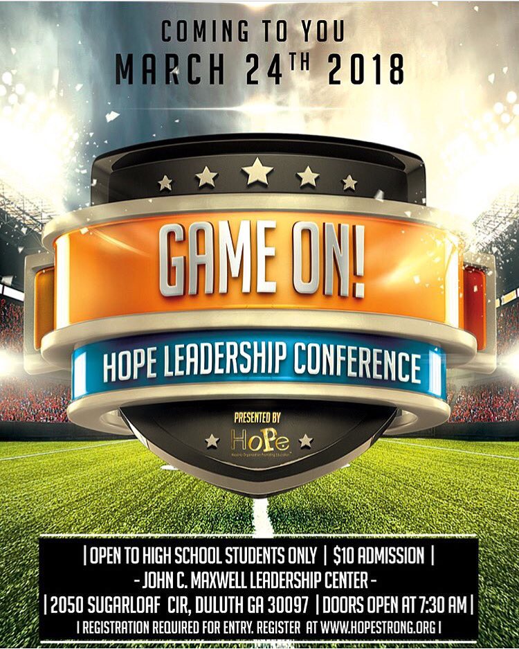 FbhsHope's tweet photo. Registration for the 2018 HoPe Leadership Conference is now open!! All high school students are able to attend, you do not have to be a HoPe member. Link to sign up is in our bio 📝 https://t.co/c3YecurWum