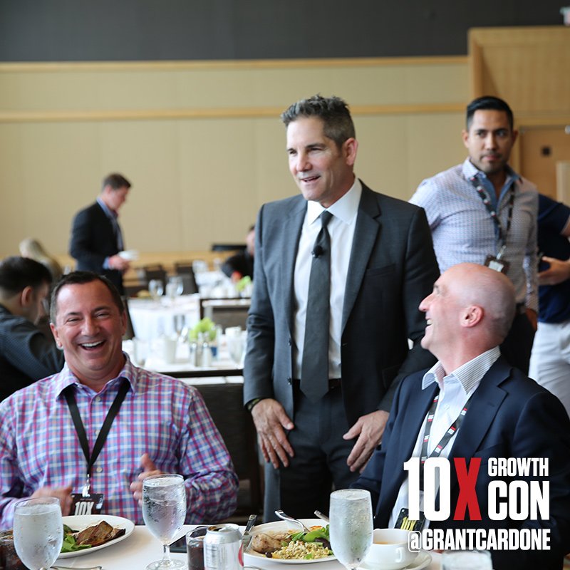 GrantCardone's tweet image. Get up close and personal with the top business experts in the world. Including @TheSharkDaymond, @itsMichaelJ  trainer Tim Grover, @TaiLopez, and @Clickfunnel founder @RussellBrunson . This will change your life. VIP Lunch included RSVP at 10XGrowthCon.com/vip