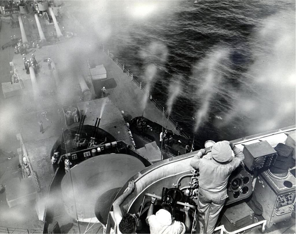 What Did USS Missouri Look Like  in 1945 