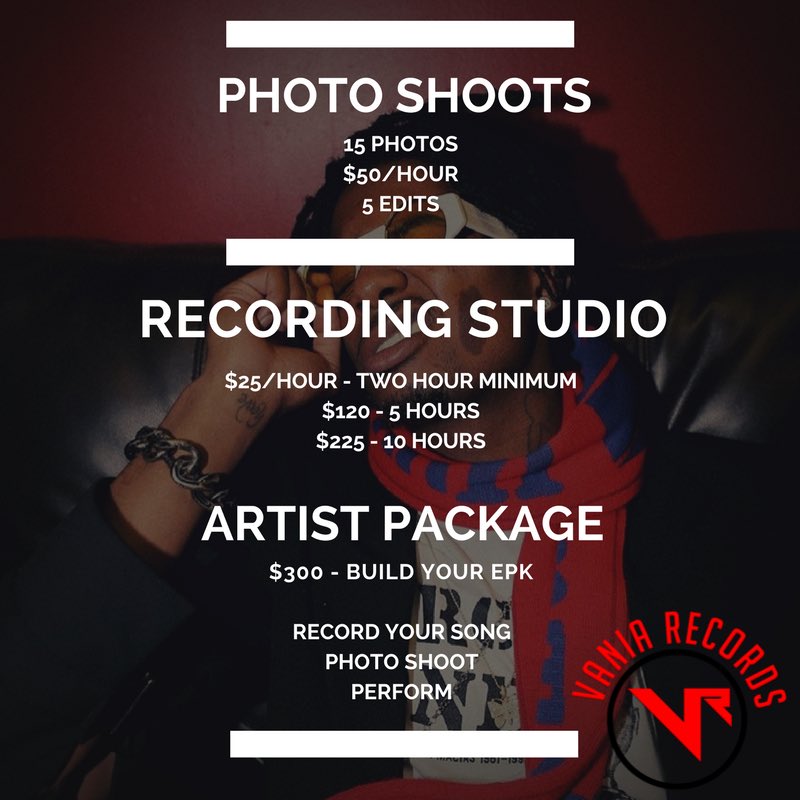 VaniaRecords's tweet photo. BOOK STUDIO HOURS TODAY! $25/ hr
Buy 3 hours get one free‼️ Book your session — Deposit needed to book. DM for more information

https://t.co/0e06wzQzDt https://t.co/3l0NNOm6sX