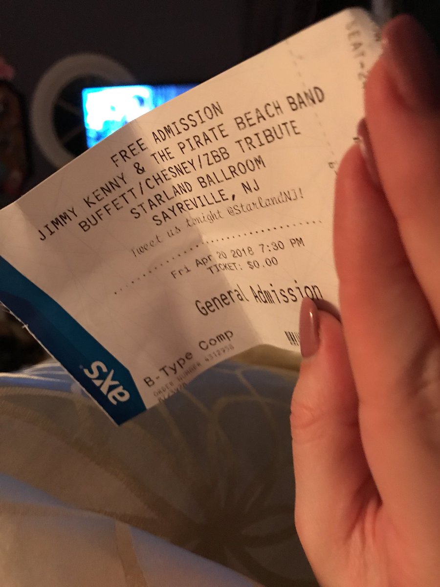 SandyVajCass's tweet photo. Also @starlandNJ got free vouchers for @kennychesney and @jimmybuffett for free Genderal Admission.  Is this a thing?! https://t.co/4FudhEFEce