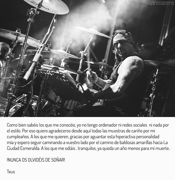 MAGODEOZOFIC's tweet photo. !NUNCA OS OLVIDÉIS DE SOÑAR!😎🤘

Txus

#StayOz #Magodeoz #MägodeOz https://t.co/PjpOgc6QLV