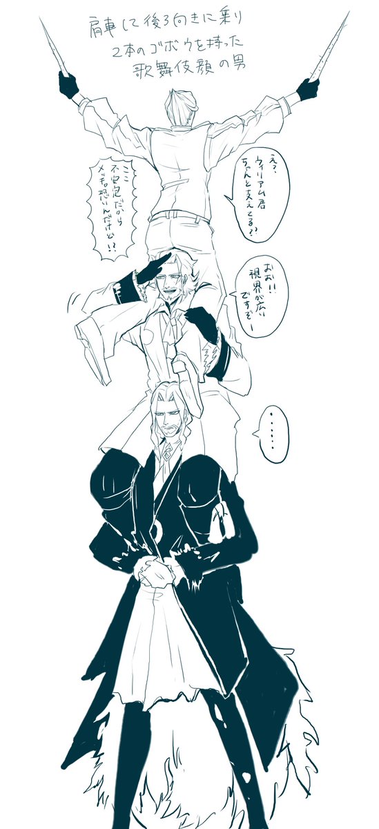 妙に絵を描く元気が出ない時の落書きは何も考えないに限る 
