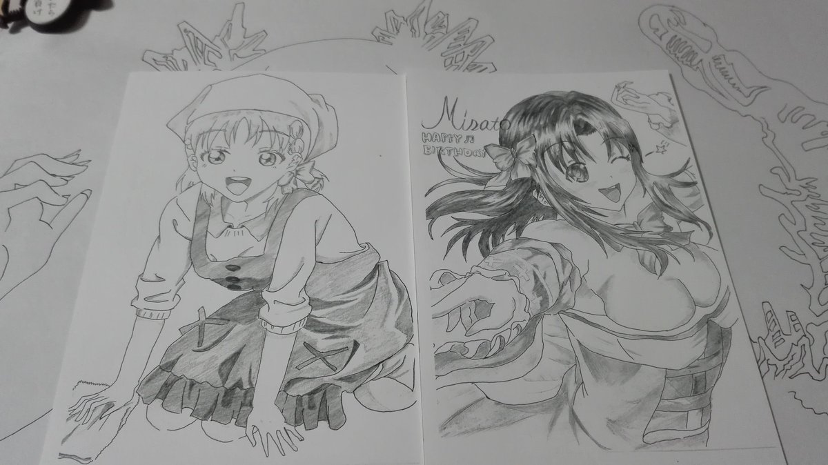 シャープペン画をカラーで印刷したらいい感じになったので、これたちも亀城祭で販売しようかと✨
値段をどうしようか…。検討中(-.-)
#絵描きさんと繋がりたい
#lovelive_sunshine
#evangelion
#エヴァンゲリオン