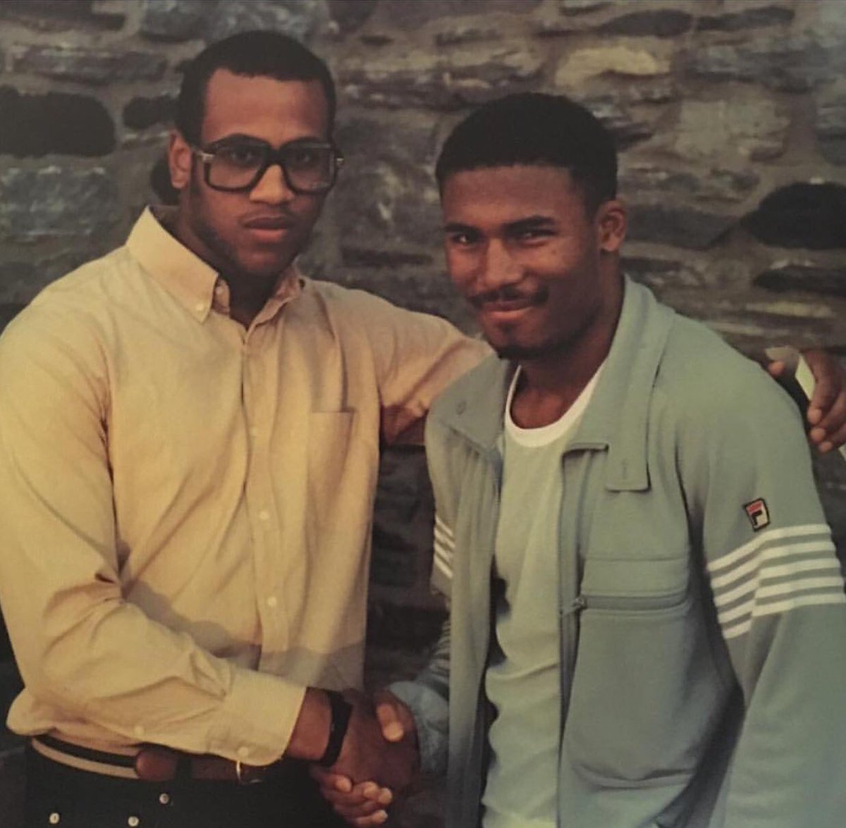 Y’all remember Domencio from my 50 Cent thread? Wayne’s first Murder for Alpo was him at the basketball game. Domencio is pictured below on the right. This was taken in Bedstuy.