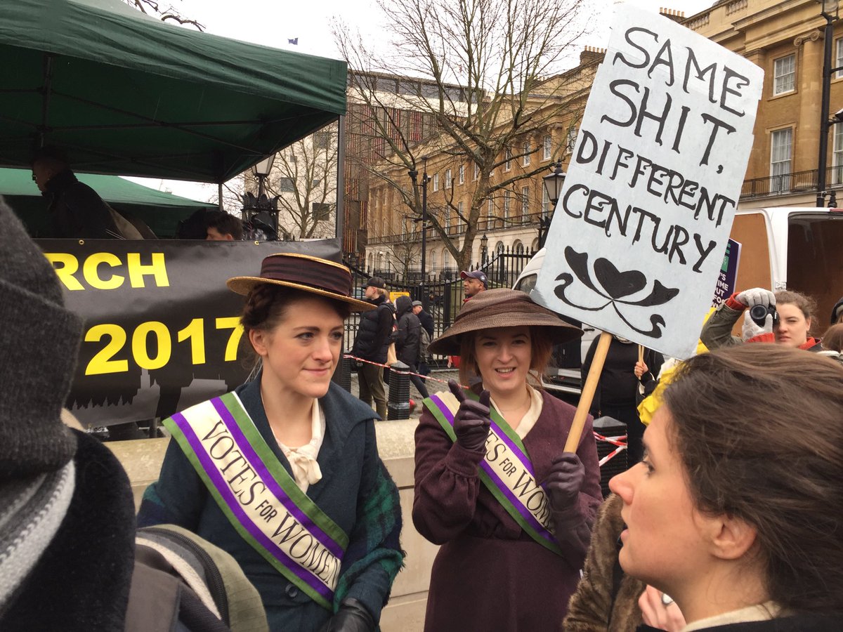 c_s_wallace's tweet photo. #TimesUp @womensmarchlon #feminist #action #MeToo #TheResistance https://t.co/Nsvwv3drxO