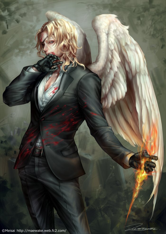 #過去絵を投下して絵を描いた気になろうキャンペーン
天使 