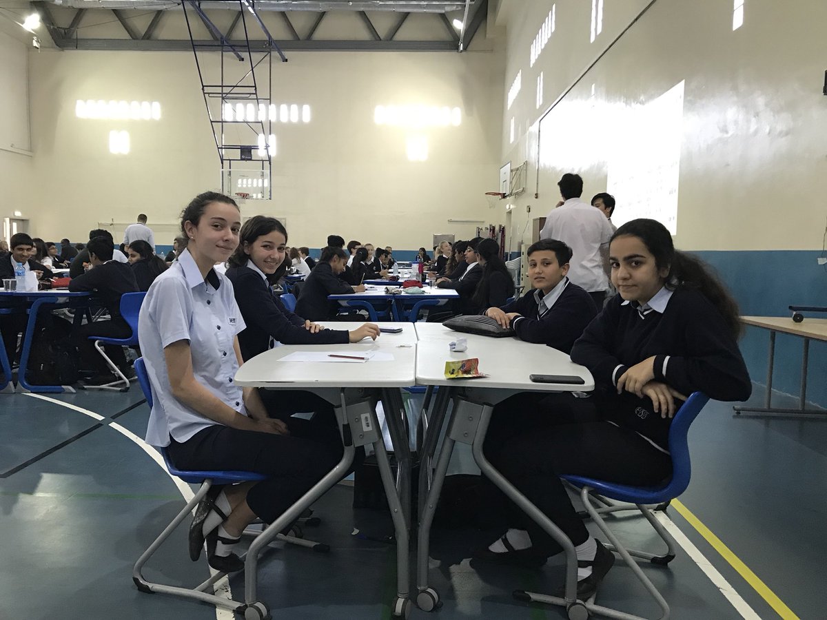 JESSMathsDept's tweet photo. Getting ready for the relay round...Let’s smash it team JESS! #DMSL
#MathsCup
#ReptonMathsCup
#JESSsuccess
@JESS_Secondary
@JESSDubai https://t.co/Iakq6Sn7w9