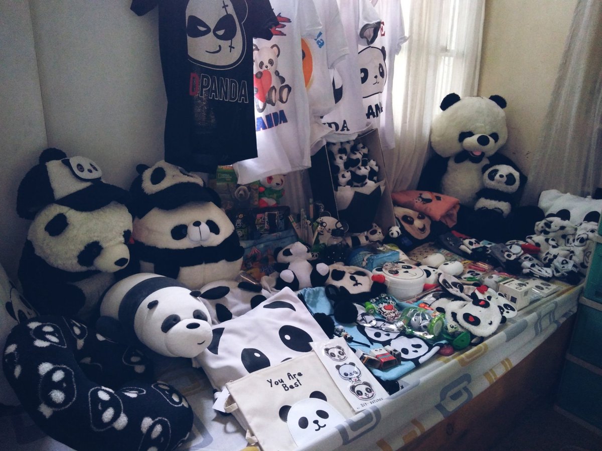 jaja_manankil's tweet photo. My panda as of Jan2018 ๐๐thank you to all my friends, officemates and esp to my boo ๐ผ. Thanks for helping me in my panda collections ๐๐ผ. #Panda #PandaPH #pandacollections https://t.co/Z8r5MFfjfB