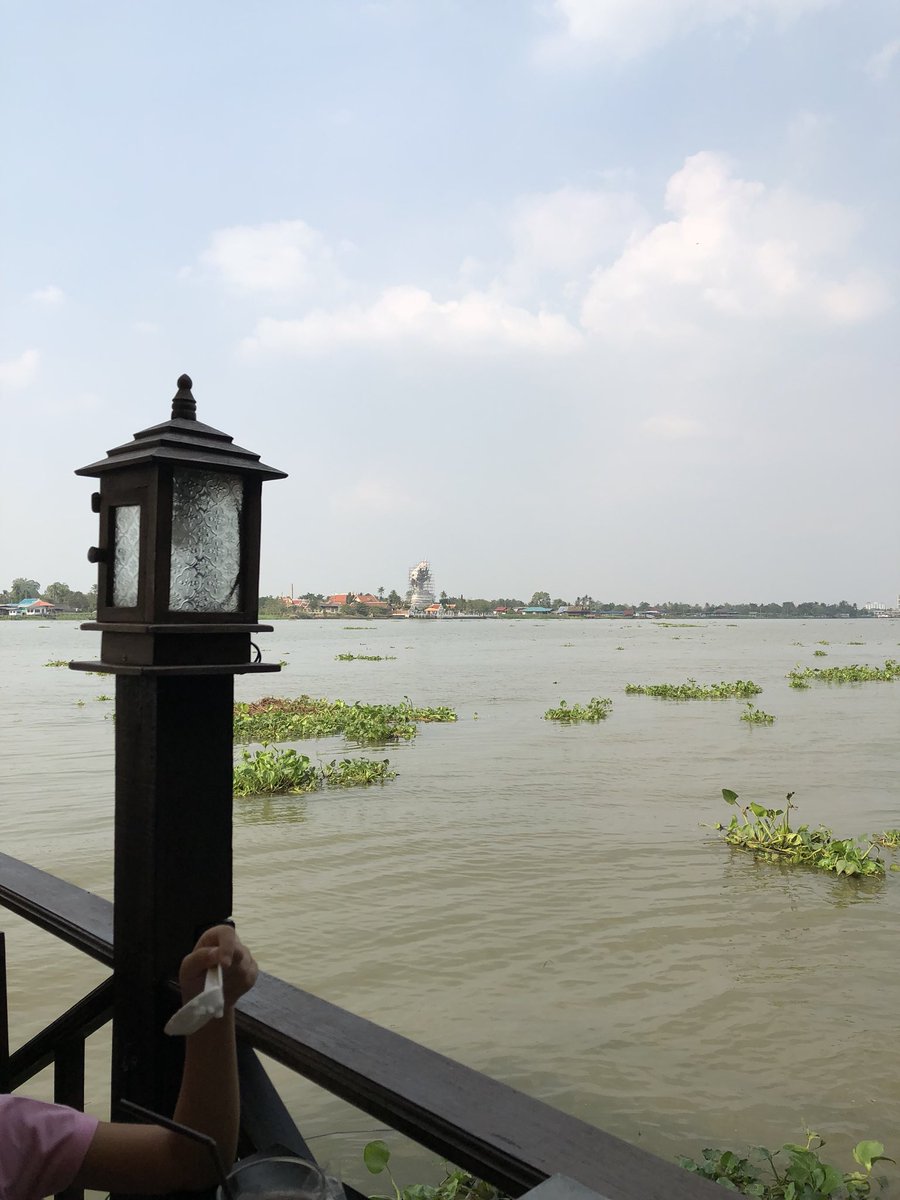 JamesMcLeirigh's tweet photo. Lovey afternoon lunch on the banks of Chao Phraya River in #Bangkok at #RiverTreeHouse Restaurant https://t.co/7Yt9wVsebG