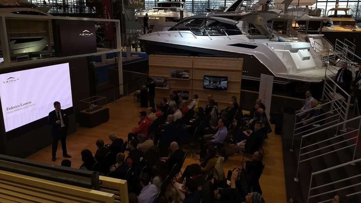 Press Conference Dusseldorf 2018
Federico Lantero - Azimut Yachts Brand Manager - presenting the new Atlantis 51 #nocompromise