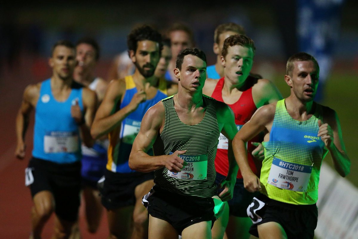 Great night for the group yesterday! <a href="/jimbo_hansen/">James Hansen</a> 2nd 3.39.5 PB and Tasmania record. Tom Fawthorpe 3rd 3.40.6 PB and comm games B qualifier, both over 1500m at Hunter. While I got a nice win over a strong 800m field in Canberra. Thanks <a href="/jackrussellEP/">Andrew Russell</a> for preparing us well!