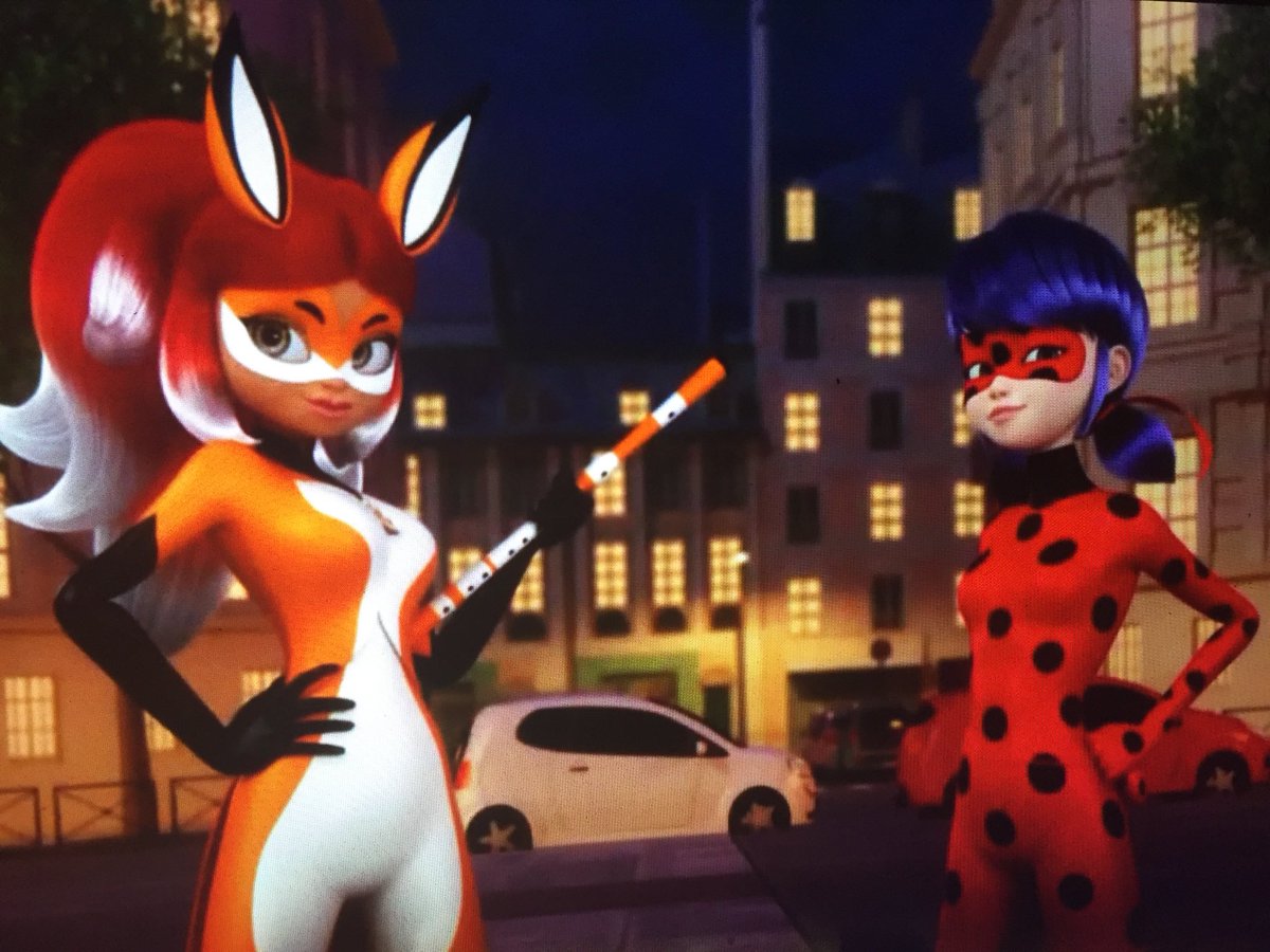 MLadybugirl's tweet image. Spoilers)for Miraculous Ladybug season 2 episode 10. Introducing Rena Rouge! 🦊 #MiraculousLadybugseason2 #MiraculousLadybug #MLS2Spoilers #MLSpoilers