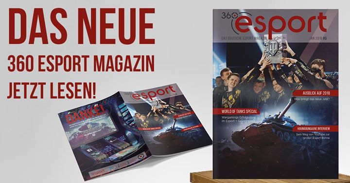 Die neue Ausgabe des 360 Esport Magazins ist da! Ein Ausblick auf das Jahr 2018 und ein Rückblick auf 2017, das solltet ihr nicht verpassen! In dieser Spezial Ausgabe berichten wir von den World of Tanks Grand Finals, außerdem ein großes Interview mit Ho… ift.tt/2faDjs8