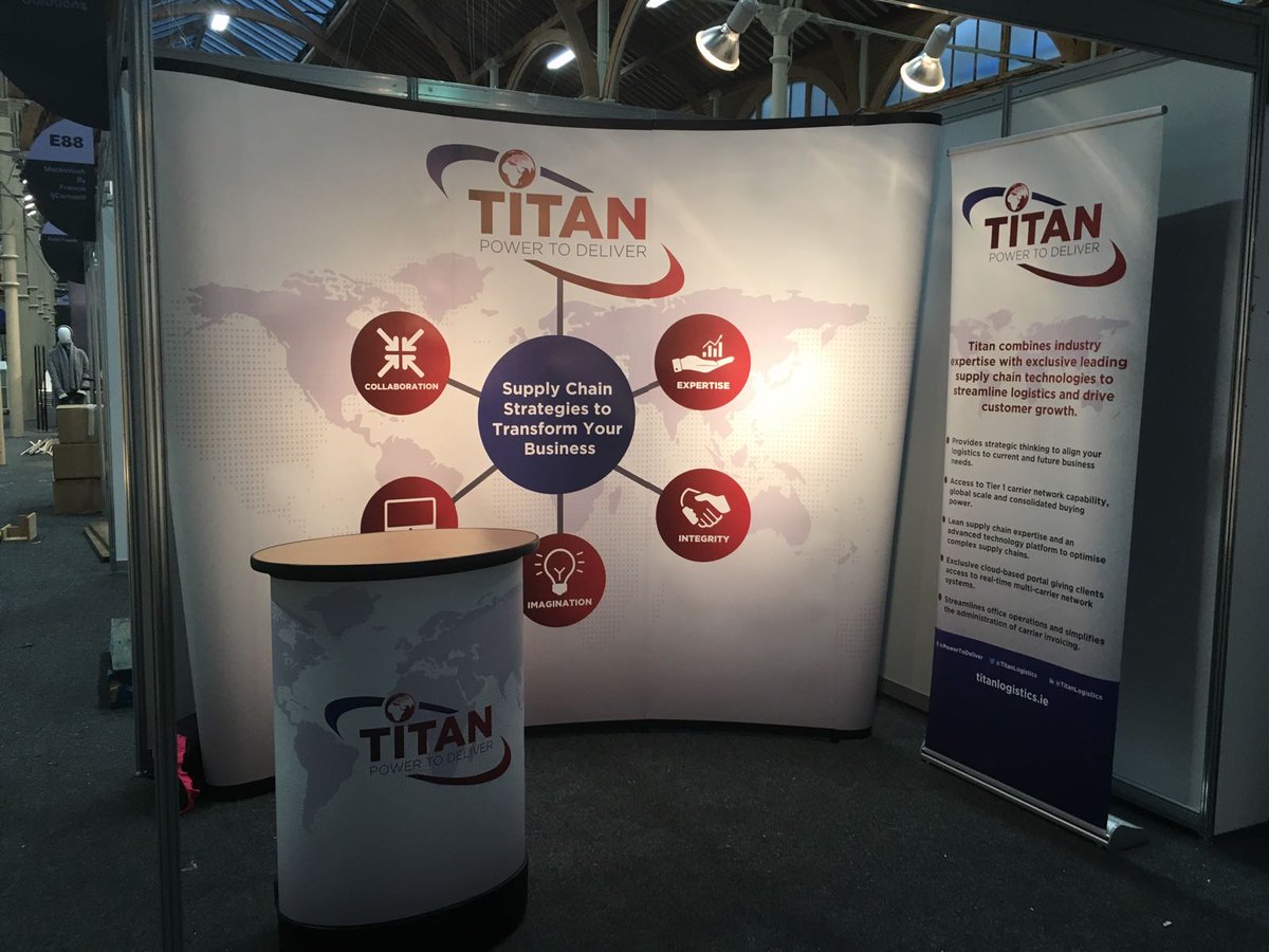 _titansolutions's tweet photo. We're ready to go at @showcaseireland. Swing by Stand E86 and let's talk logistics! #Showcase2018 https://t.co/kurrIBnFrd