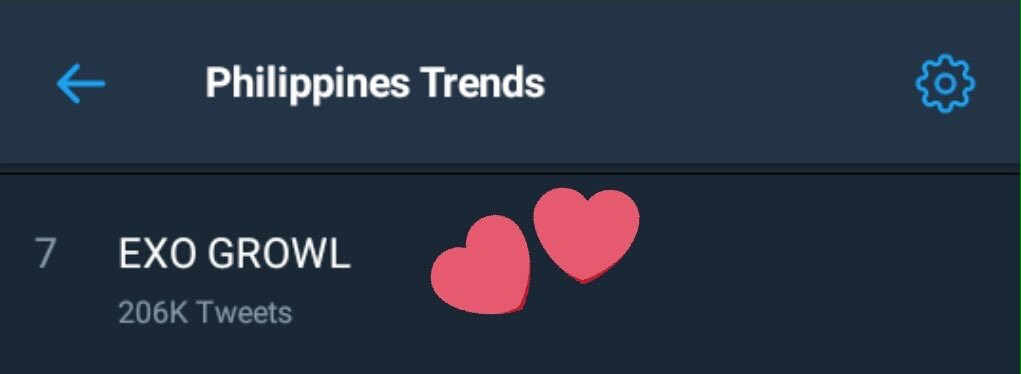 EXOfanbase_Int's tweet photo. [!!] EXO GROWL surpassed 200K twts &amp; is still trending in Philippines for 4 hrs now

#EXOL #BestFanArmy #iHeartAwards @weareoneEXO EXO GROWL https://t.co/Gru3VaCXLJ