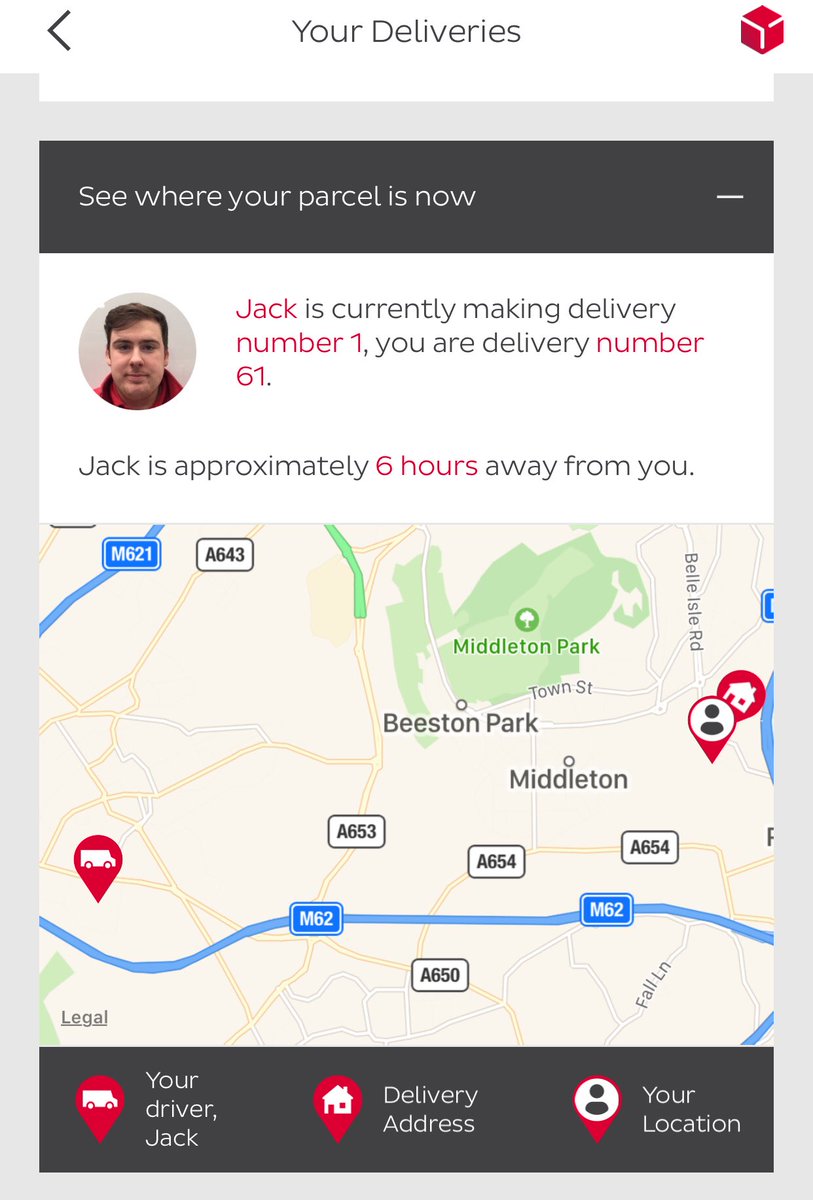 markparker2005's tweet image. The DPD app for tracking deliveries is awesome, well done @DPD_UK 👏👏👍 #deliveryday #nevermissapackage