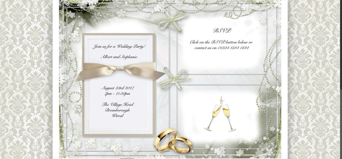 MyCelebration1's tweet photo. Our Personalised wedding party website is perfect for organising RSVPs and gathering photos and stories from your guests. #wedding #party #RSVP https://t.co/AVsF8aQ6Xh