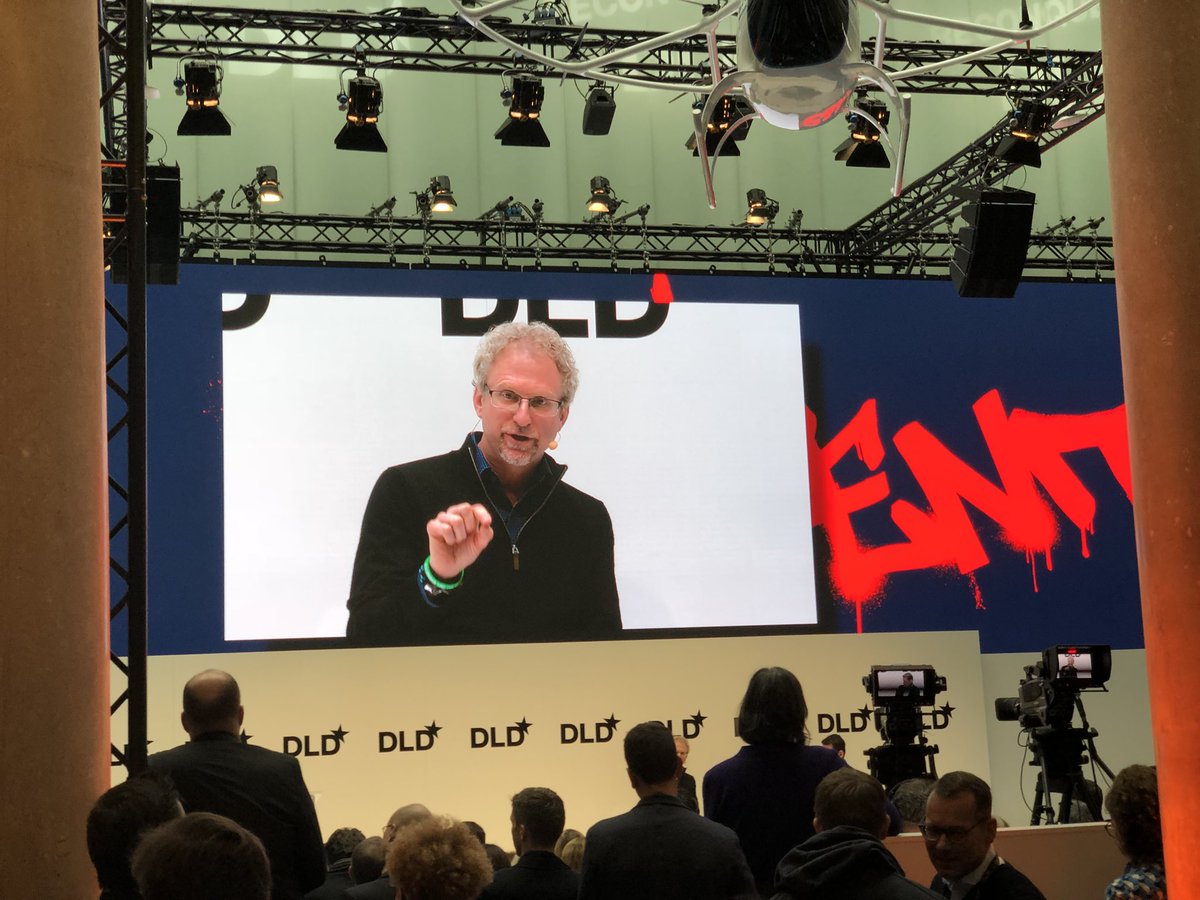 amayfield's tweet photo. Human + Machine = Superpower - a brilliant overview of AI by @pauldaugh at #DLD18 https://t.co/S4PxQdwRNa