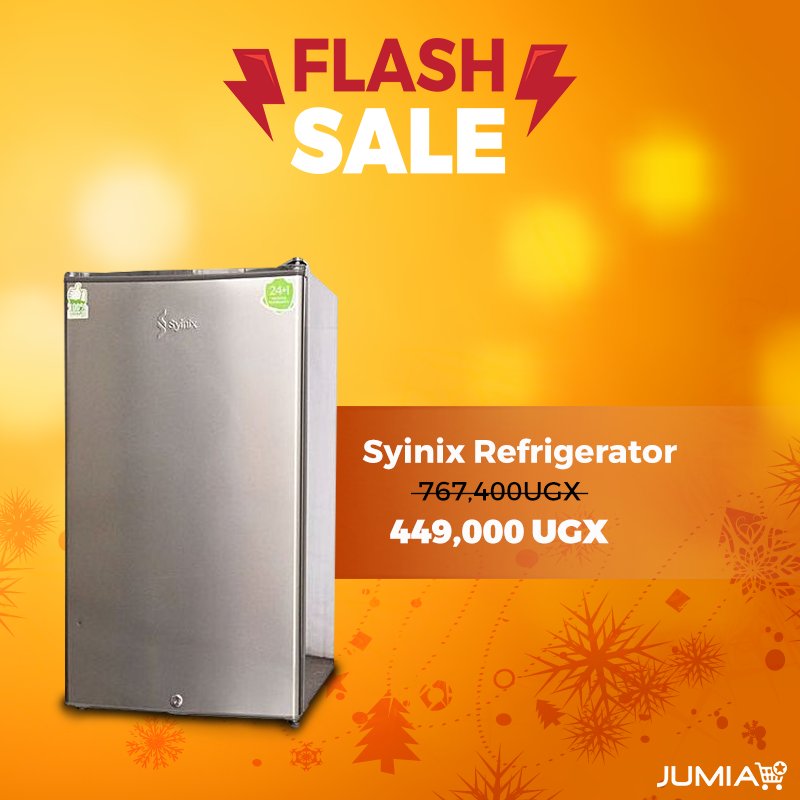 JumiaUG's tweet photo. For this weekend and this weekend only - save up to 300K when you order the Syinix 90L Refrigerator here NOW: https://t.co/4eqk0IKpKU https://t.co/rAAFY7czjJ