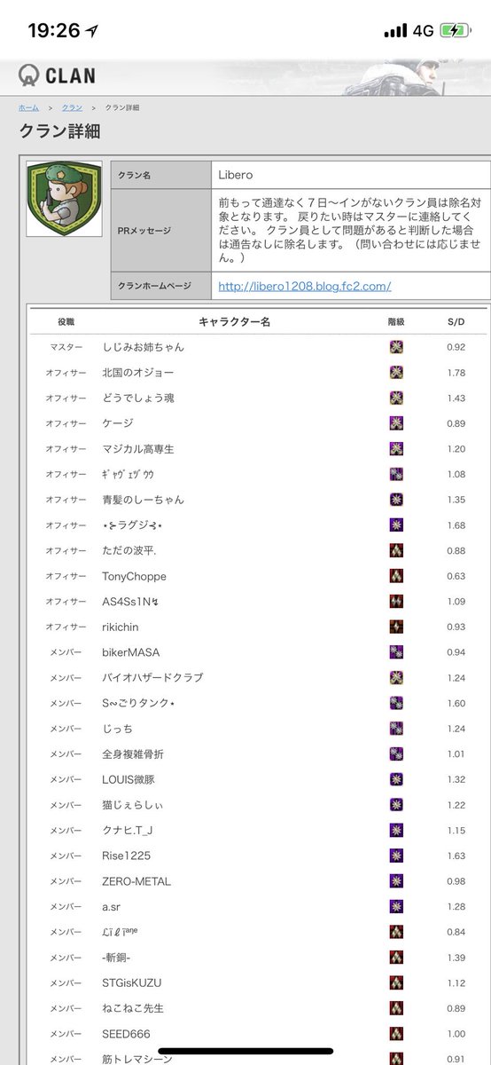 Avaクラン Avaクラン