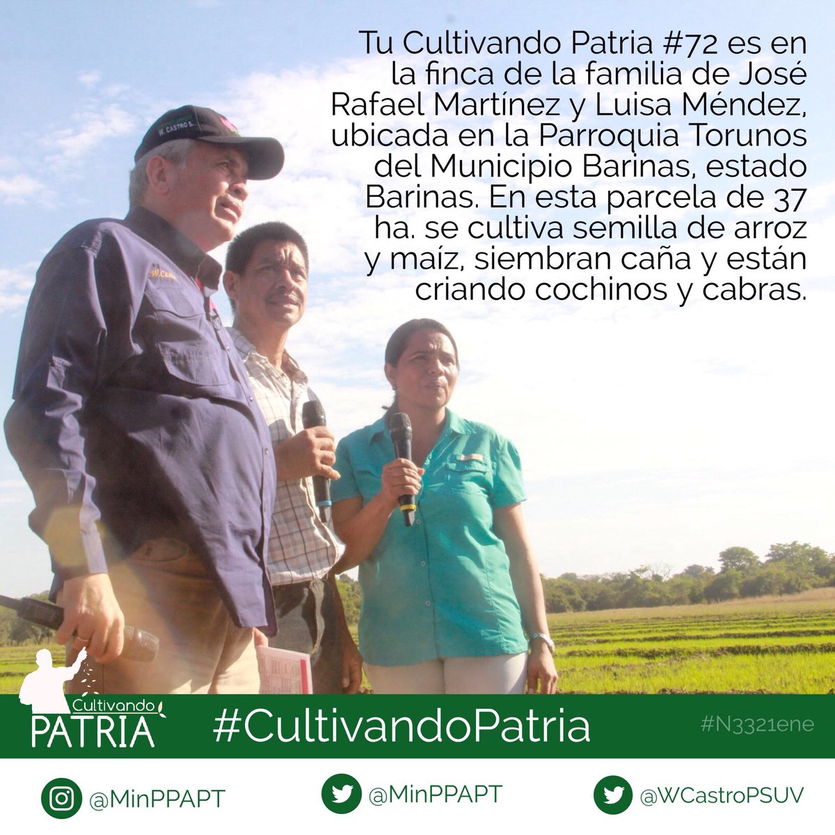 0ctubr3r0j02012's tweet photo. No te lo pierdas. A las 7.00 AM por @vtvcanal8 y a las 10.00 AM por @vive_television. #Venezuela #N3321ene #CultivandoPatria https://t.co/1XHGK0gBDH
