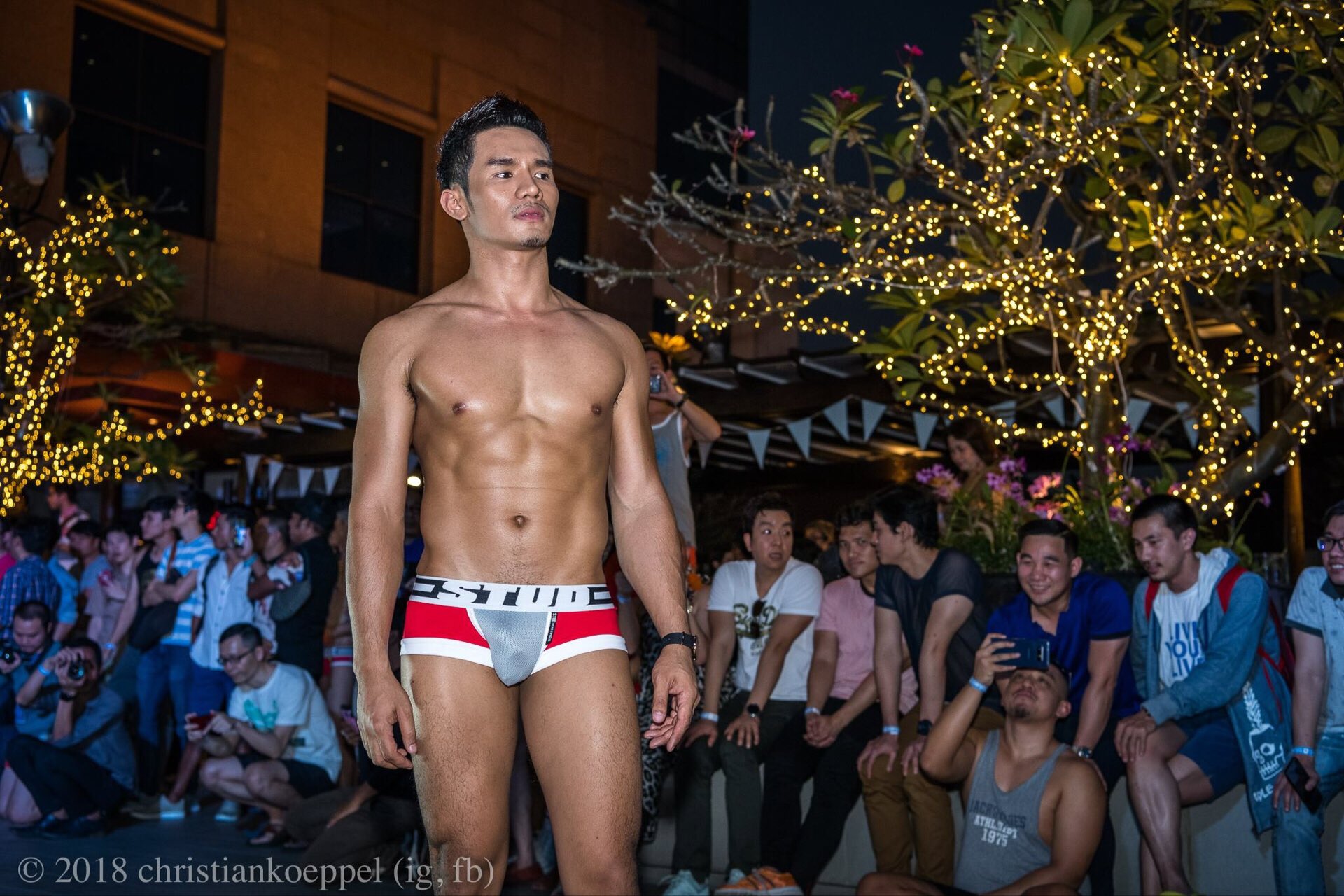 popeye on X: On catwalk with stud underwear “ware it proud