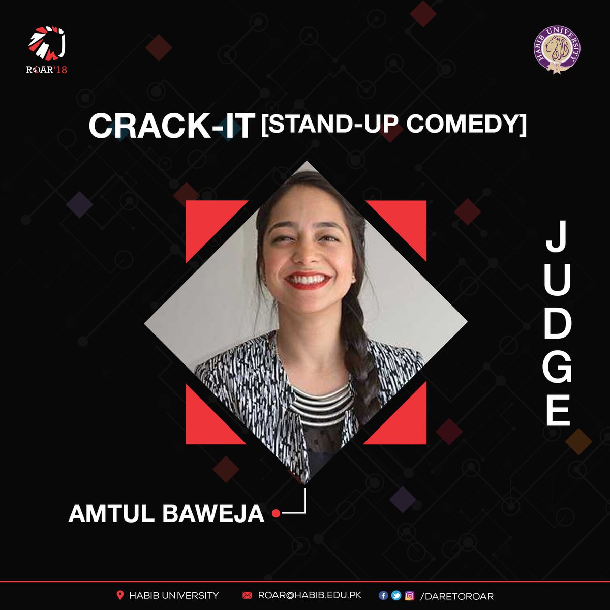 DareToRoar's tweet photo. Our honorable judges for Crack It!

Register NOW: https://t.co/XVlKC6Y2Ry https://t.co/Zr8ycAdEs0