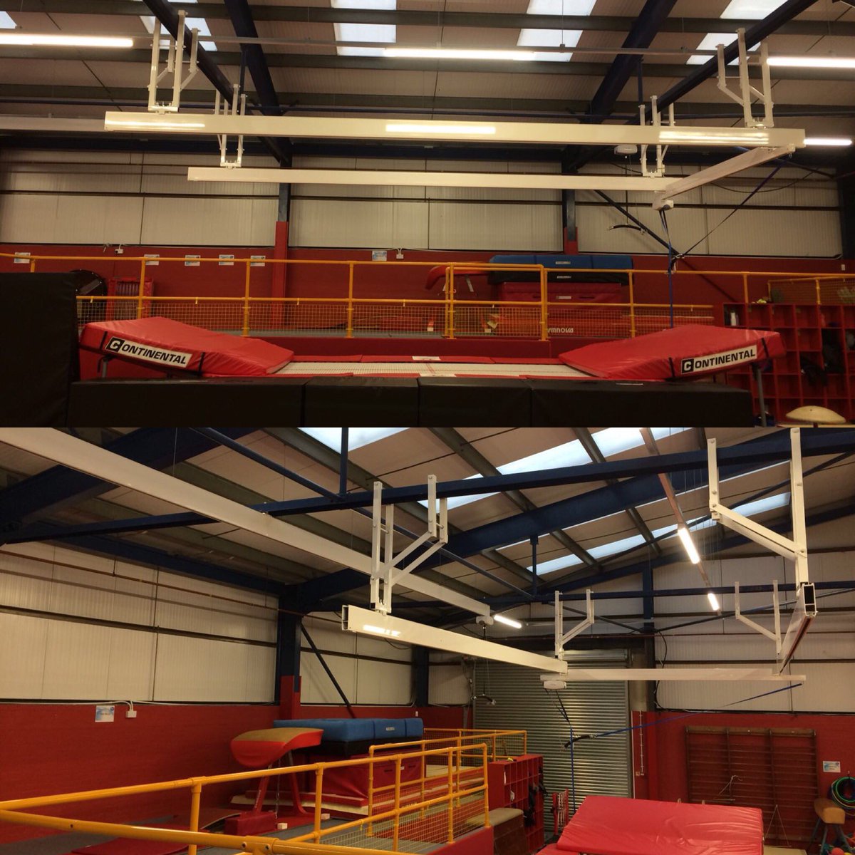 Bangor Gymnastics On Twitter Our Hoist System Is Complete We