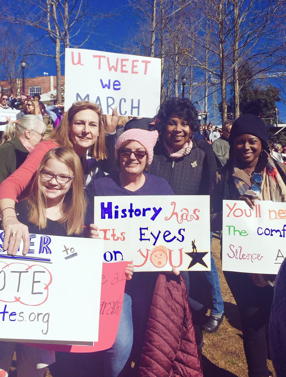 LaterBetty's tweet photo. #PowerToThePolls2018 #womensmarchGVL2018 #flipthethird https://t.co/P4NKn4Lz38