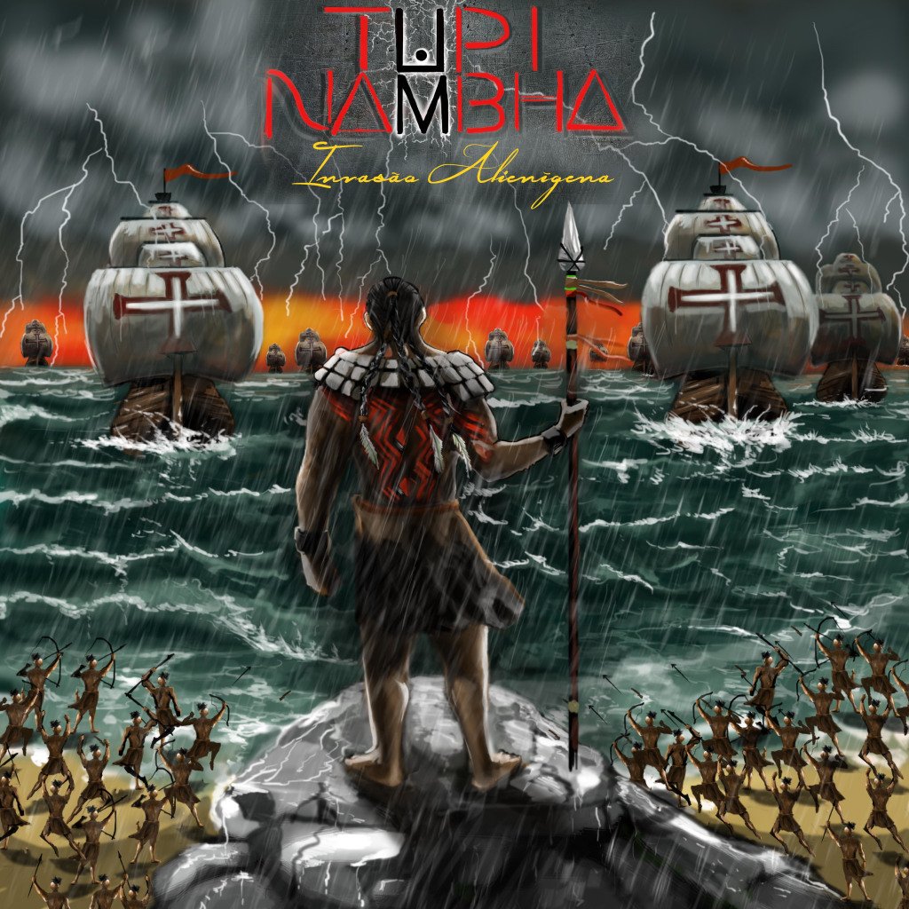 musicapesada's tweet photo. Tupi Nambha – “Invasão Alienígena” (2016) https://t.co/Y1Y6qdZP2i https://t.co/2K9j3djaGA