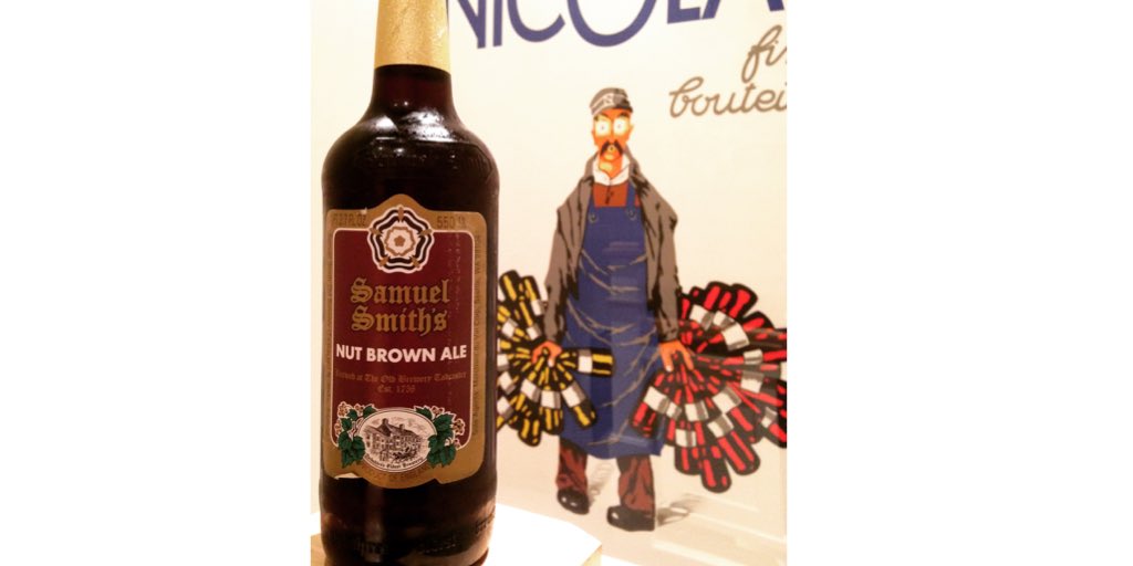 Samuel Smith's classic #NutBrownAle never disappoints. 
#FermentedInStone
#TheOldBreweryTadcaster #Yorkshire #SamuelSmithNutBrownAle