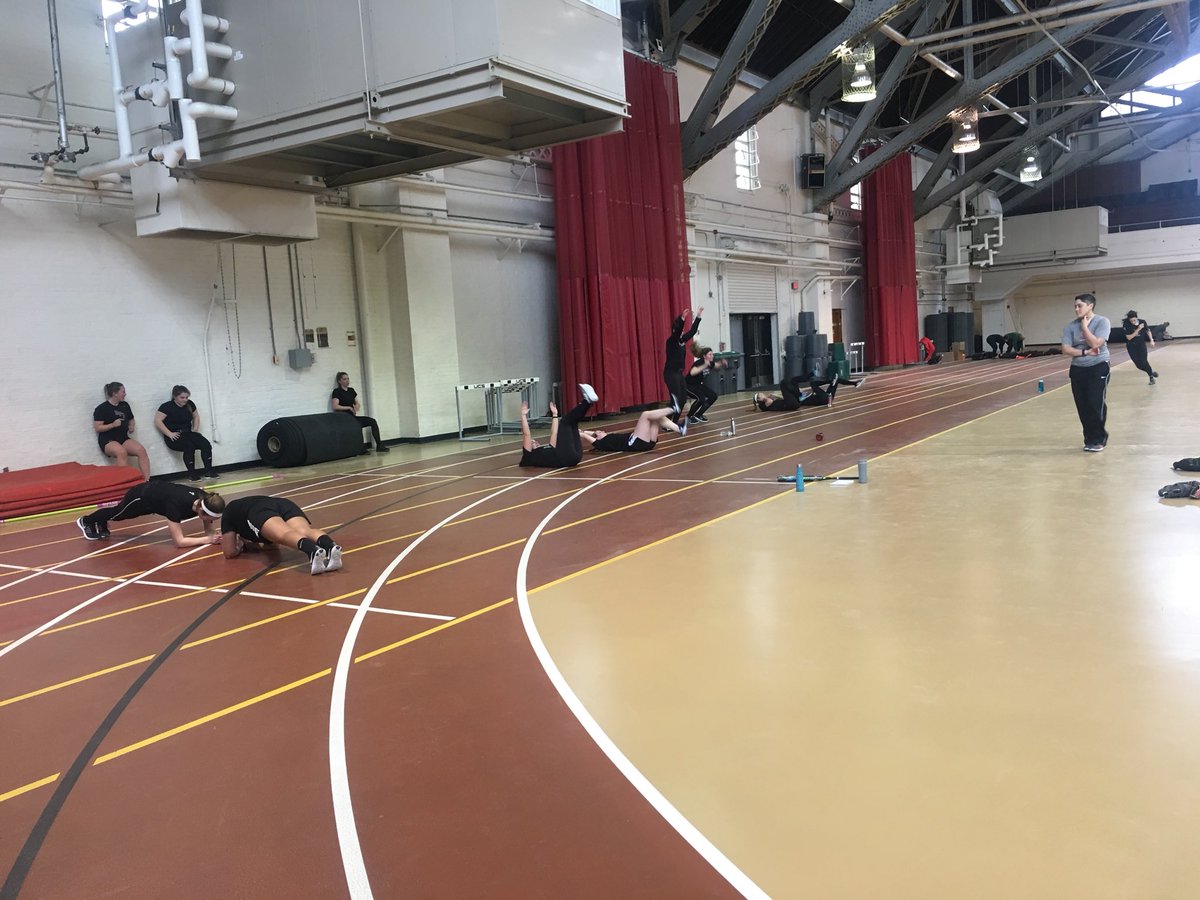 RPI_Softball's tweet photo. Day 1 in the books! Putting in the work right away with a circuit #engineeREDstrong https://t.co/FDTHJUsoUr