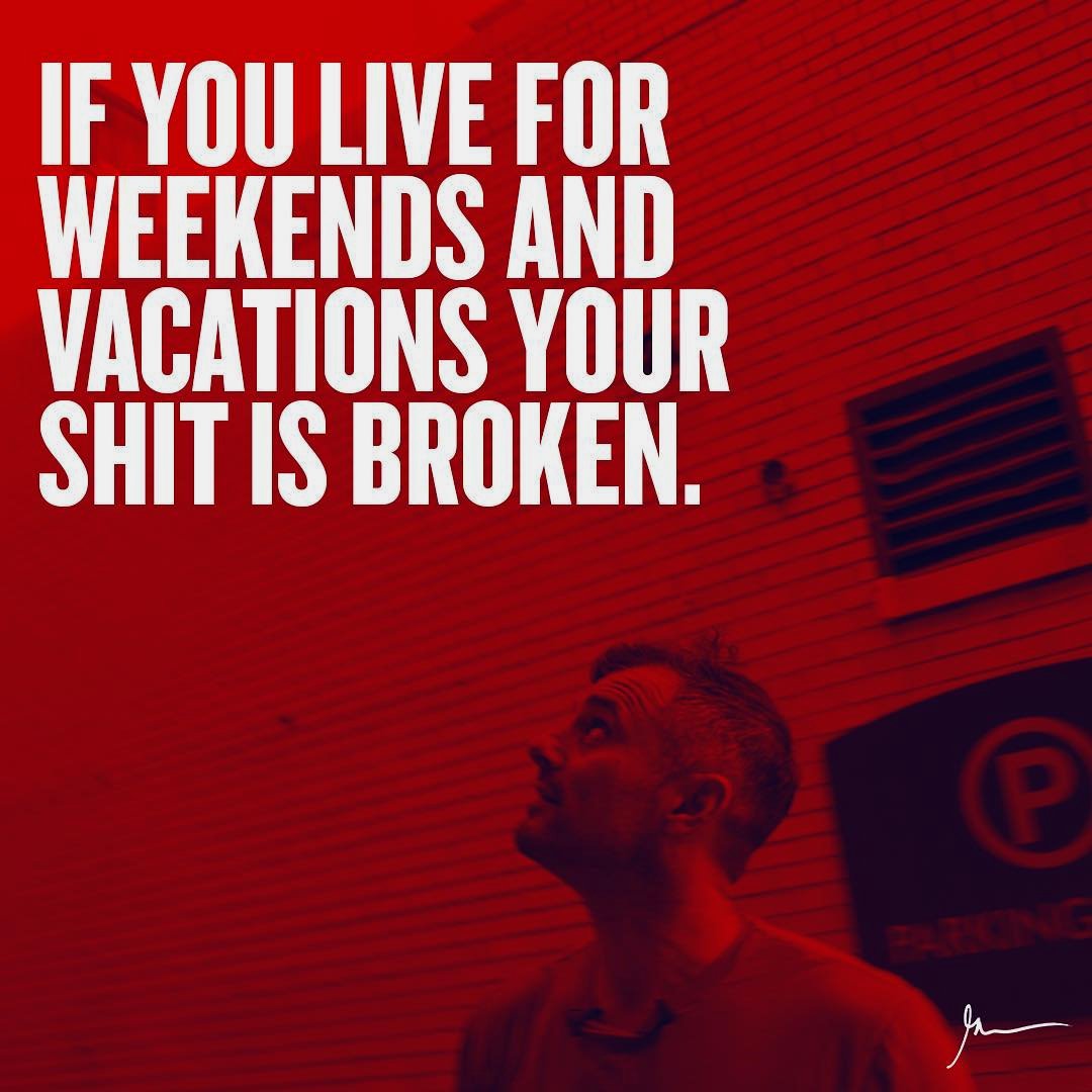 DonaldLesterJr's tweet image. Repost from @garyvee

Family is #1 .. that said don't misunderstand this comment.. if you are starting to feel upset and anxious cause tomorrow sucks .. and you literally live that "I hate Monday - Friday" life .. well we need to take a step back and figure shit out and if you