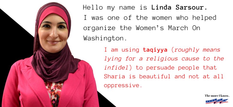 speakman_jeff's tweet photo. #LindaSarsour is a liar. She will rot in hell. #MuslimBan #Muslims https://t.co/cEnWB11NQI