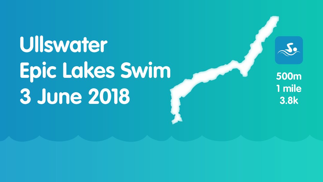 The 1st swim on the #EpicLakesSwimSeries is Ullswater. Choose from 500m, 1mile or 3.8k ow.ly/MsXq30c0rj6