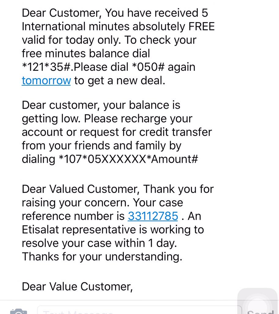Iambree2x's tweet photo. Dear @etisalat, first of all I would you to know how frustrating it is to be away from family, well let me tell you, its HARD! But you know whats harder? Giving 5 mins. free intl call and find out call to the PHIL. are not allowed. why you have to be harsh to us? #WHYetisalatuae https://t.co/B9FhffB7Y7