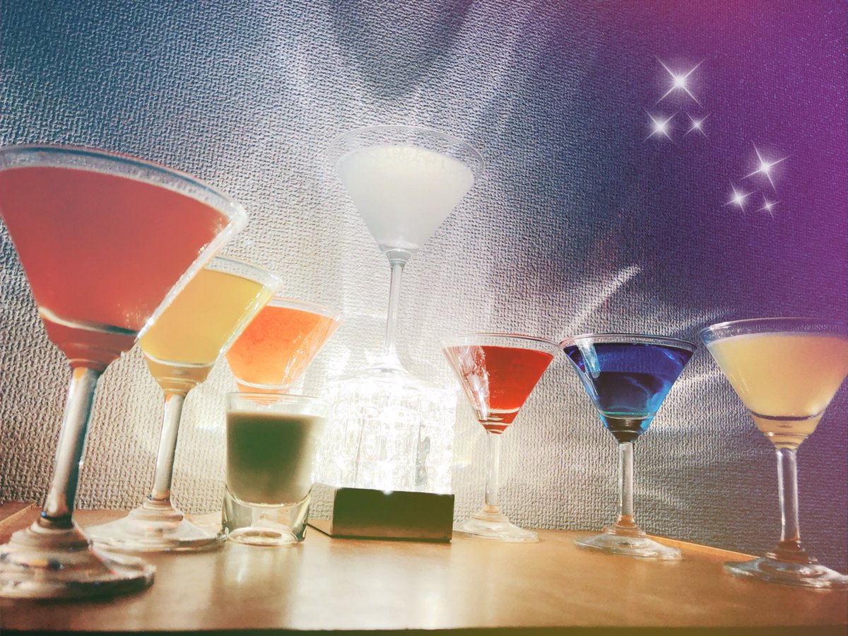 たくみん さあここから夢のparty Night Cocktail聞いた瞬間にやりたいと思ったxyzメンバーのイメージ カクテル作りをしてみました Music To Shake A Haart あなたは何色に染まるの Xyz Cocktail 歌い手好きと繋がりたい