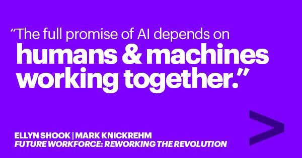 #AppliedIntelligence can only happen when technology and humans collaborate. Robots will not replace us they will work with us to solve the world’s most challenging problems faster! #WEF18 #FutureWorkforce